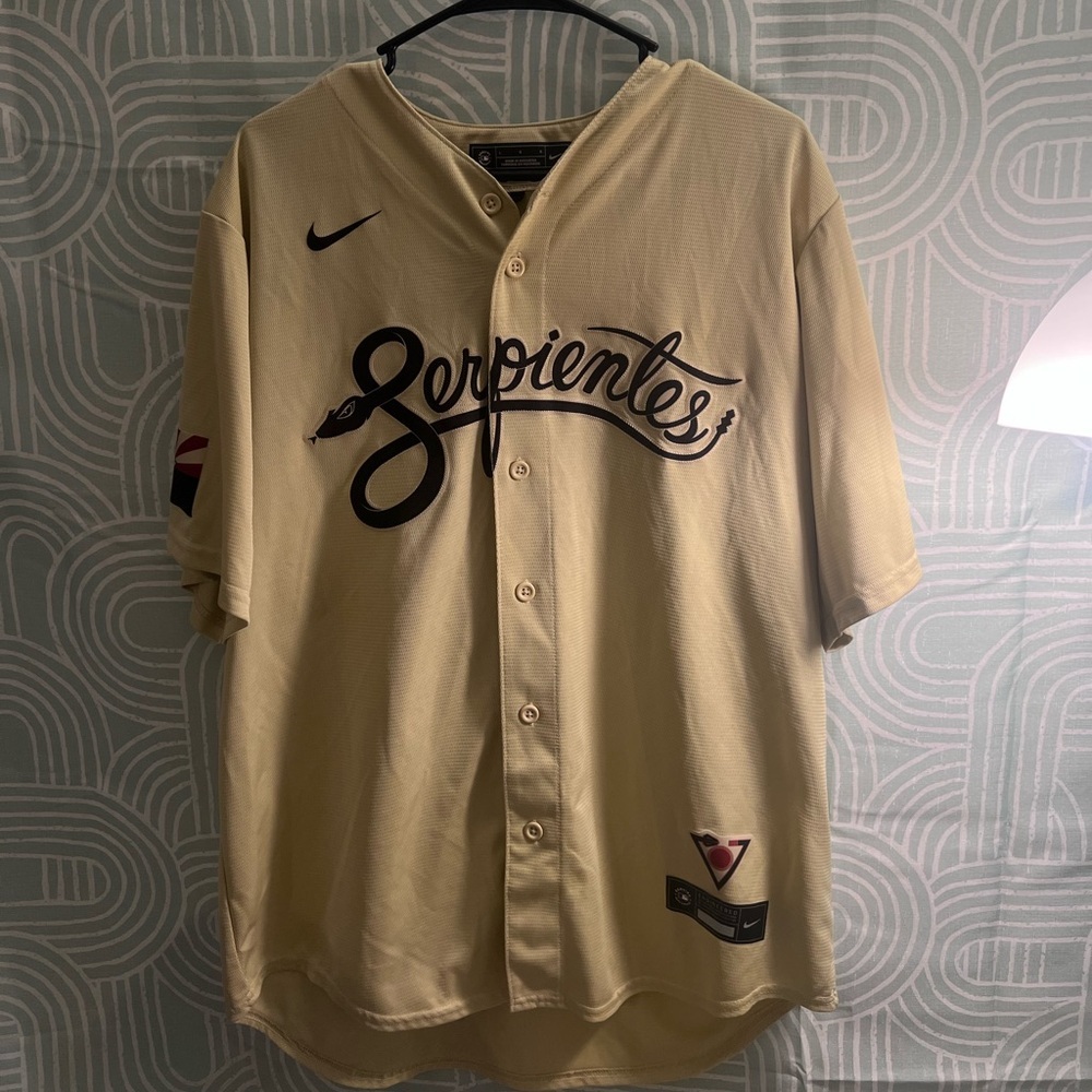 Nike MLB Arizona Diamondbacks Serpientes Bumgarner #40 CityConnectJerseySize L